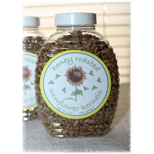 Honey Roasted Sunflower Kernels - 170g jar